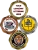 Fusion Full Color Football Medallion