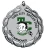 Bold Wreath Custom Full Color Soccer Medallion