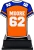 Custom Football Player Jersey Sculpture