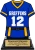Custom Flag Football Player Jersey Sculpture