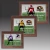 Digitally Color Printed Football Cherry Finish Plaque