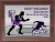 Digitally Color Printed Wrestling Cherry Finish Plaque