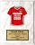 Custom Soccer Team Jersey Plaque