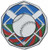 "Baseball" Decagon Full Colored Enamel Medal