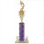 Traditional Rectangular Column Trophy with Riser and Side Trims