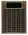Cherry Finish Perpetual Plaques