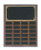 Solid Walnut Step Edge Perpetual Plaque
