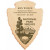 National Park Service Lasered Alder Arrowhead Plaque
