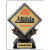 Victory Star Diamond Sports Plate Holder with Full Color Art