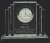 6" Clear Crystal with Clock