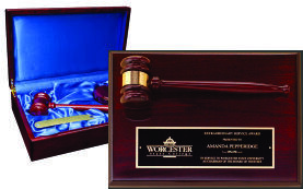 GAVELS/GAVEL PLAQUES