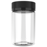 100 mL clear bottle with black child-resistant lid