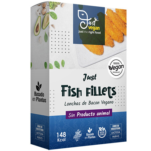 Just Vegan Fish Filets Veganos 250g