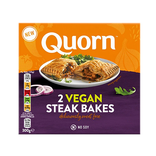 Quorn 2 Vegan Steak Bakes