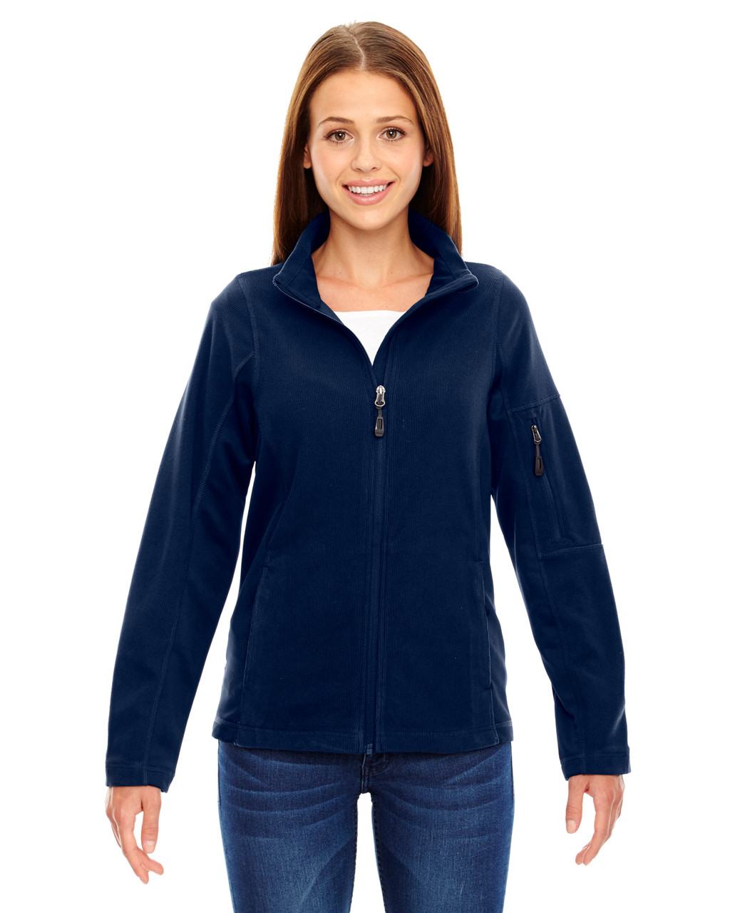 78198 North End Ladies' Generate Textured Fleece Jacket