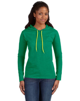 887L Anvil Ladies' Lightweight Long-Sleeve Hooded T-Shirt 887L Anvil Ladies' Lightweight Long-Sleeve Hooded T-Shirt