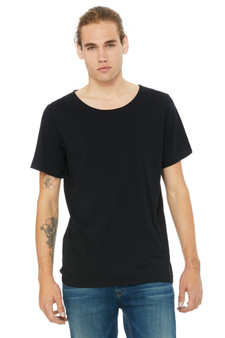 B3014 Bella + Canvas Men's Jersey Raw Neck T-Shirt