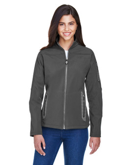78060 North End Ladies' Three-Layer Fleece Bonded Soft Shell Technical Jacket 78060 North End Ladies' Three-Layer Fleece Bonded Soft Shell Technical Jacket