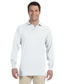 437ML Jerzees Adult 5.6 oz. SpotShield™ Long-Sleeve Jersey Polo 437ML Jerzees Adult 5.6 oz. SpotShield™ Long-Sleeve Jersey Polo
