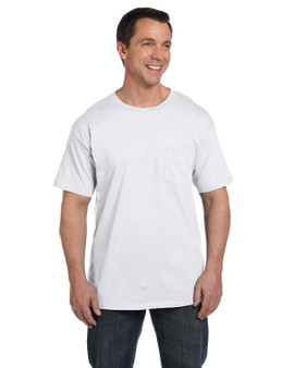 5190P Hanes Adult 6.1 oz. Beefy-T® with Pocket