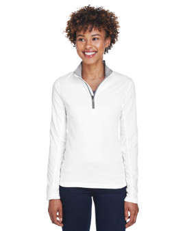 8230L UltraClub Ladies' Cool & Dry Sport Quarter-Zip Pullover 8230L UltraClub Ladies' Cool & Dry Sport Quarter-Zip Pullover