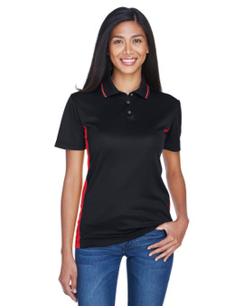 8406L UltraClub Ladies' Cool & Dry Sport Two-Tone Polo 8406L UltraClub Ladies' Cool & Dry Sport Two-Tone Polo