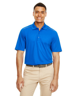 88181R Core 365 Men's Radiant Performance Piqué Polo with Reflective Piping