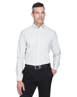 8970T UltraClub Men's Tall Classic Wrinkle-Resistant Long-Sleeve Oxford