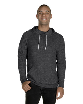 90MR Jerzees Adult 7.2 oz., Snow Heather Raglan Hood