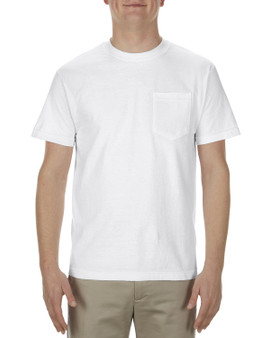 AL1305 Alstyle Adult 6.0 oz., 100% Cotton Pocket T-Shirt AL1305 Alstyle Adult 6.0 oz., 100% Cotton Pocket T-Shirt