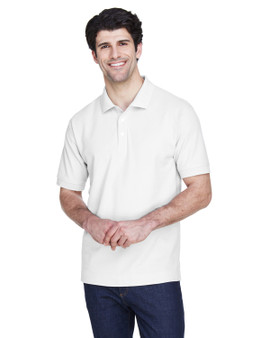D100 Devon & Jones Men's Pima Piqué Short-Sleeve Polo