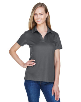 DG20W Devon & Jones CrownLux Performance™ Ladies' Plaited Polo