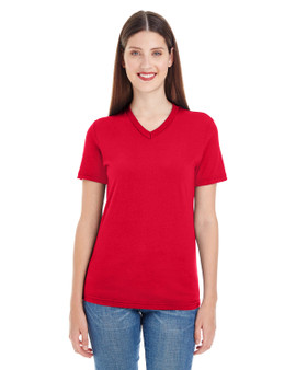 2356W American Apparel Ladies' Fine Jersey Short-Sleeve V-Neck 2356W American Apparel Ladies' Fine Jersey Short-Sleeve V-Neck