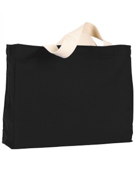 BA750 Bayside 12 oz., Cotton Canvas Medium Gusset Tote