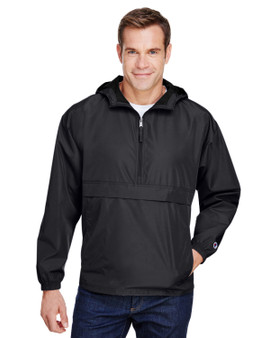 CO200 Champion Adult Packable Anorak 1/4 Zip Jacket