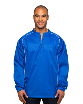 RP9715 Rawlings Drop Ship Adult 1/4-Zip Poly Dobby Jacket