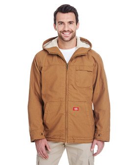 TJ350 Dickies 8.5 oz. Sanded Duck Sherpa Lined Hooded Jacket TJ350 Dickies 8.5 oz. Sanded Duck Sherpa Lined Hooded Jacket