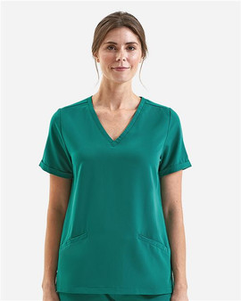 NN310 Women's Invincible V-Neck Stretch Scrub Top