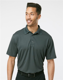 100 Men's Saratoga Performance Mini Mesh Polo