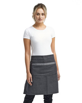 RP128 Artisan Collection by Reprime Domain Contrast Denim Waist Apron