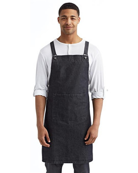 RP129 Artisan Collection by Reprime Cross Back Barista Bib Apron