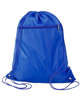 Q135200 Q-Tees Polyester Drawstring Backpack