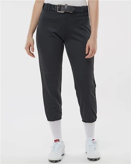 605PBW Alleson Athletic Women's Fastpitch Softball Pants with Belt Loops