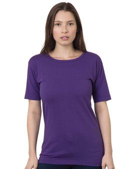 BA3300 Bayside Women's USA-Made Scoop Neck T-Shirt