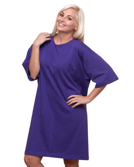 BA3303 Bayside Women's USA-Made Scoop Neck Cover-Up