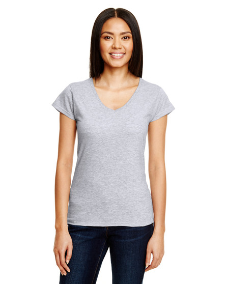 380VL Anvil Ladies' Lightweight Fitted V-Neck T-Shirt