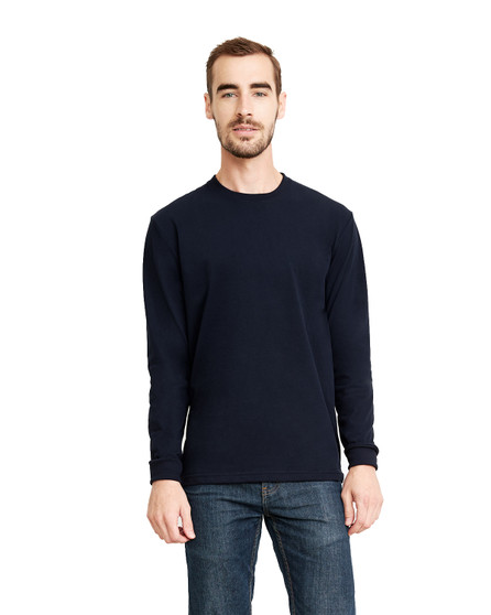 6411 Next Level Unisex Sueded Long-Sleeve Crew