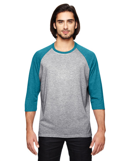 6755 Anvil Adult Triblend 3/4-Sleeve Raglan T-Shirt 6755 Anvil Adult Triblend 3/4-Sleeve Raglan T-Shirt