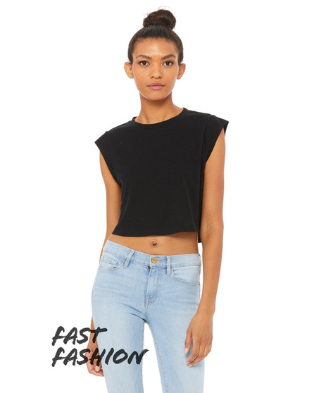 8483B Bella + Canvas Fast Fashion Ladies' Festival Cropped Tank 8483B Bella + Canvas Fast Fashion Ladies' Festival Cropped Tank