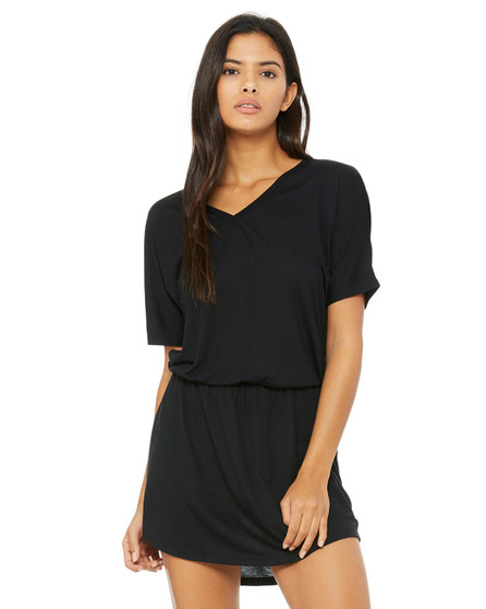 8812 Bella + Canvas Ladies' Flowy V-Neck Dress